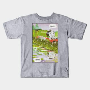 Henry the Green Engine Vintage Card Kids T-Shirt